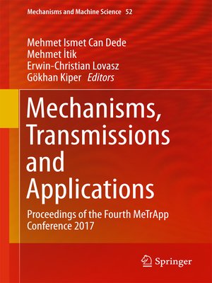 cover image of Mechanisms, Transmissions and Applications